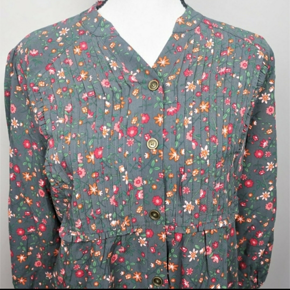Matilda Jane Sz XS Floral Print Blouse D178 - Picture 7 of 8